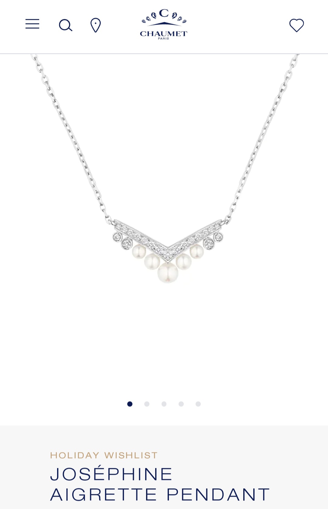 Chaumet JOSÉPHINE AIGRETTE necklace