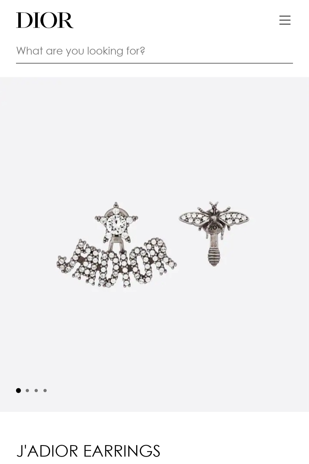 Dior J’ADIOR earrings