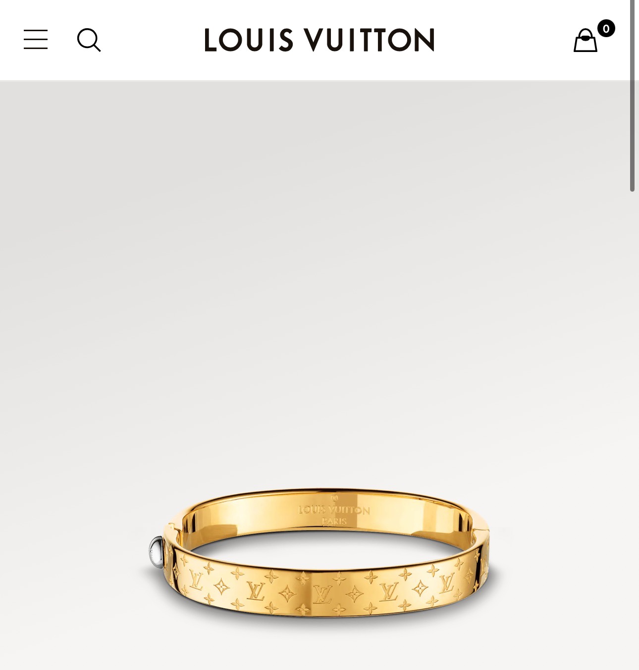 LV nanogram bracelet bangle