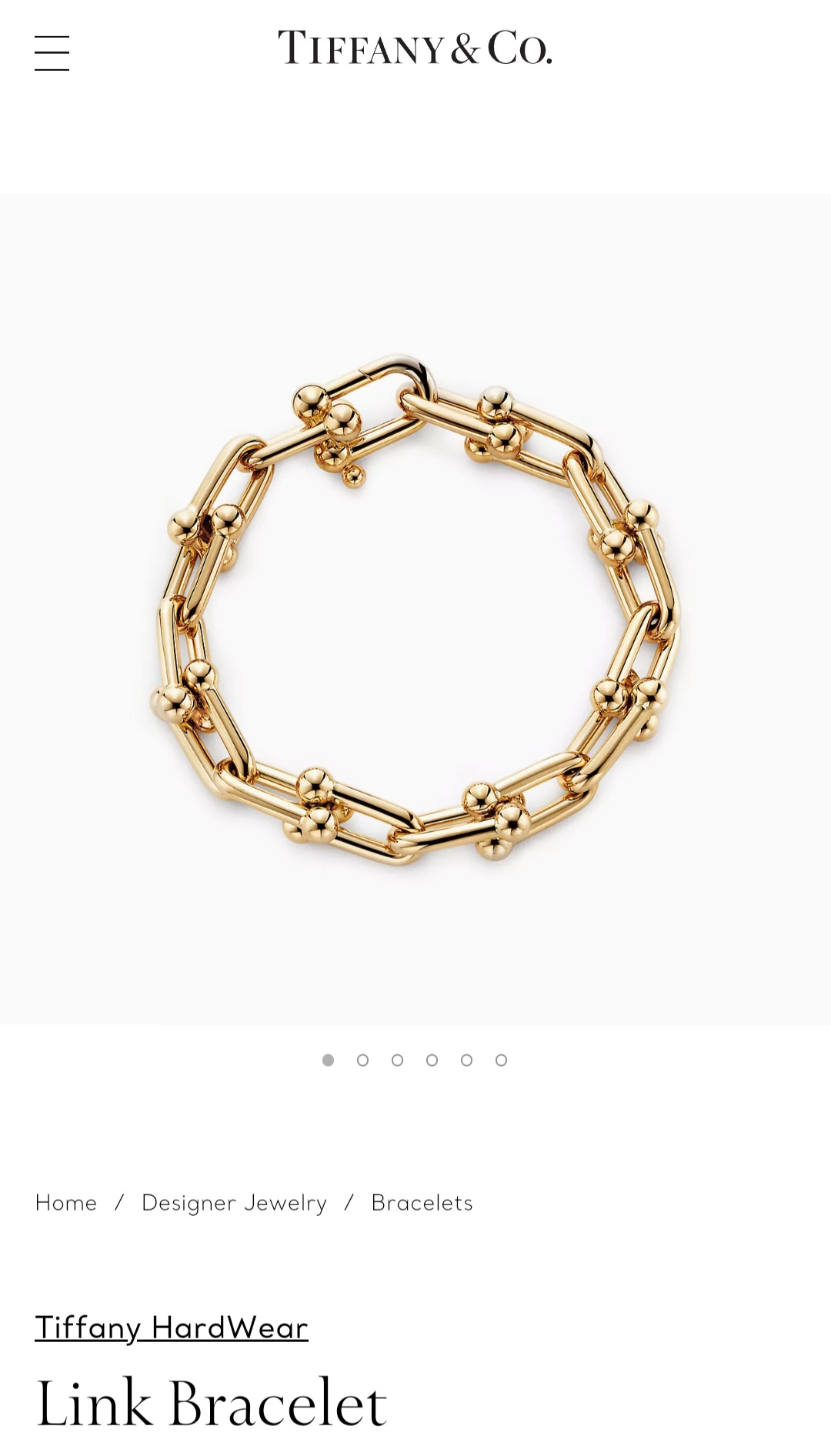 Tiffany & co HardWear Link Bracelet