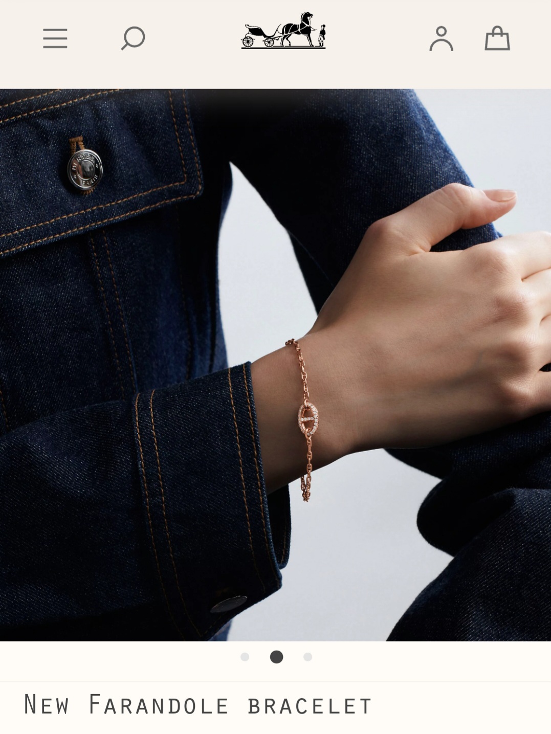 Hermes New Farandole bracelet