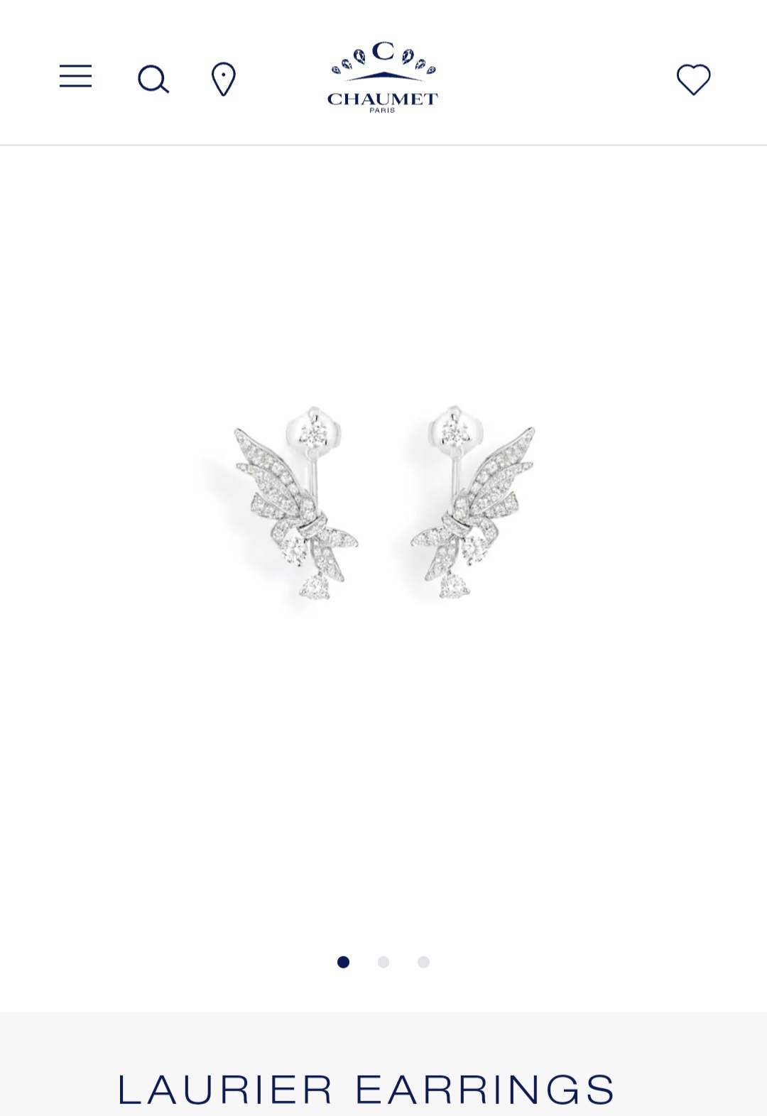 Chaumet Laurier earrings