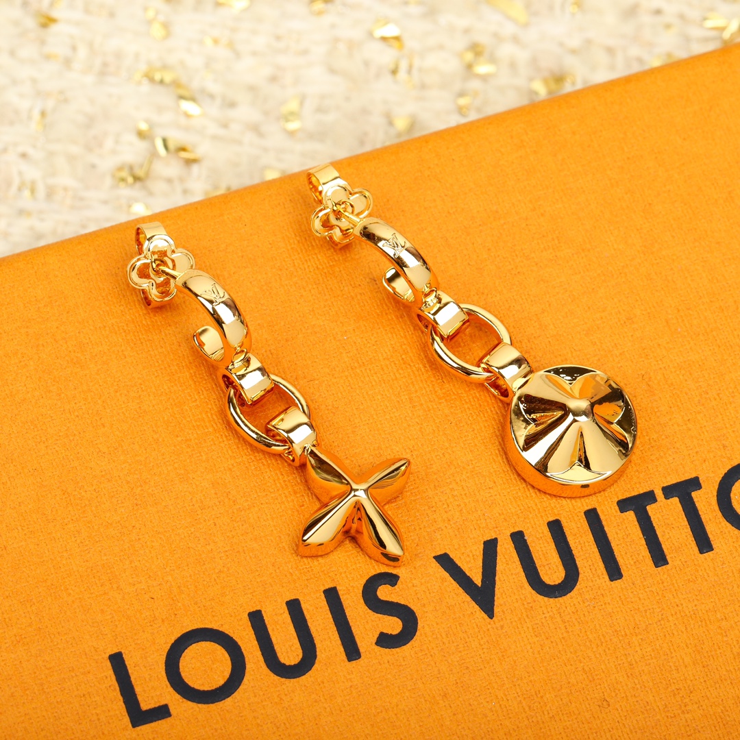 LV flowergram earrings