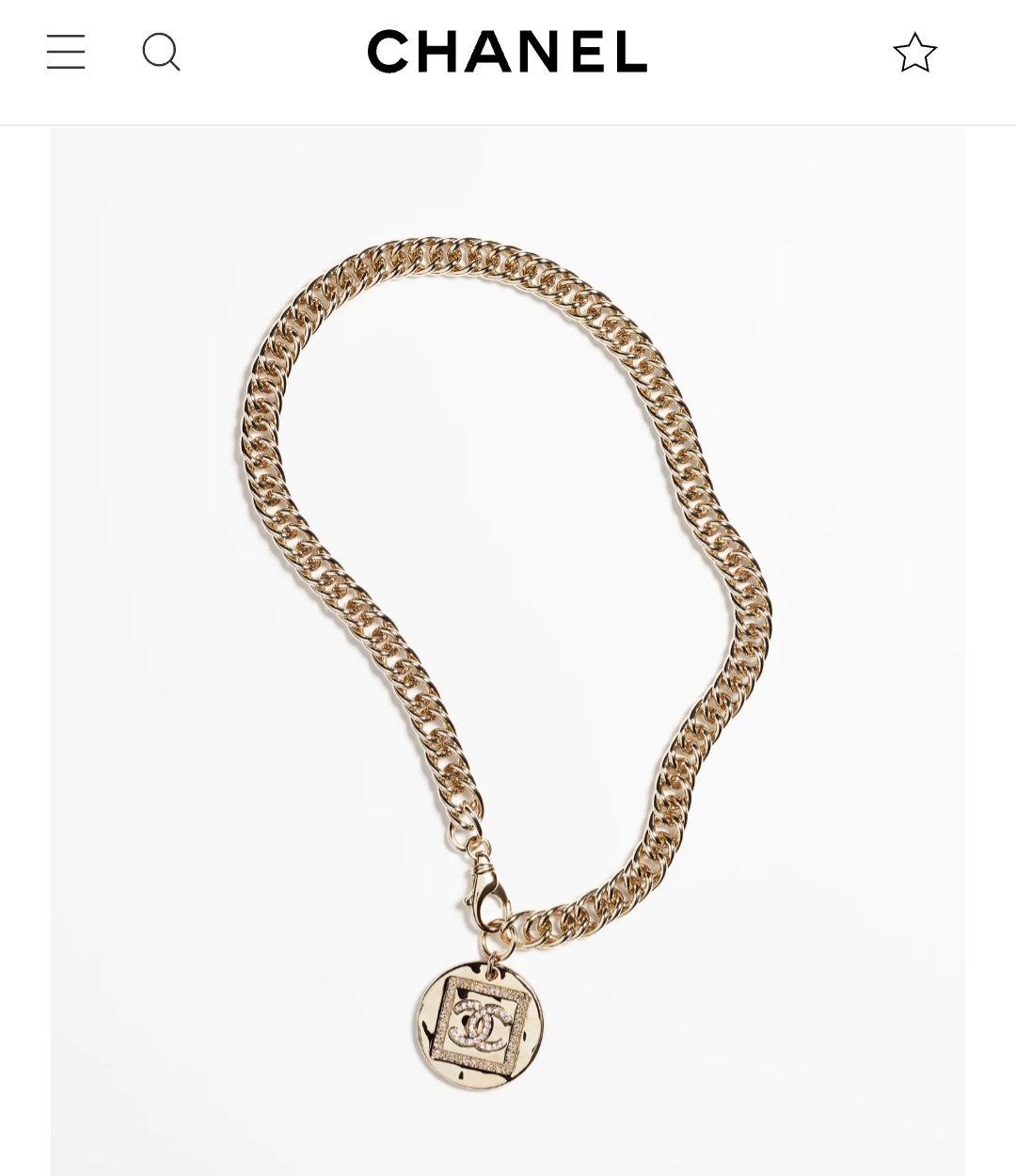 Chanel choker necklace