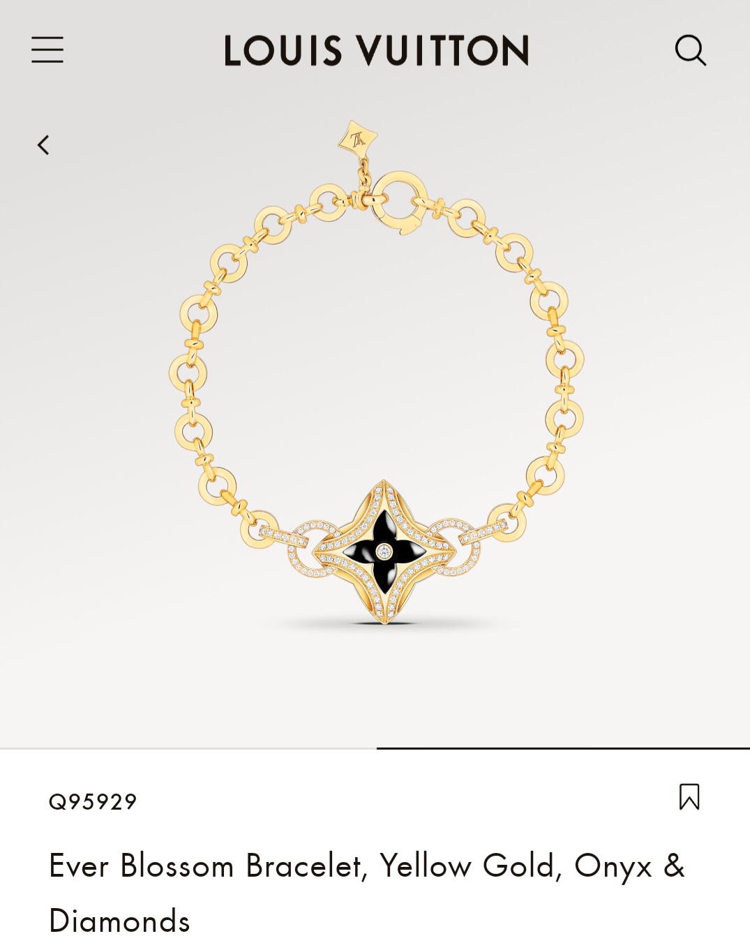 LV ever blossom bracelet