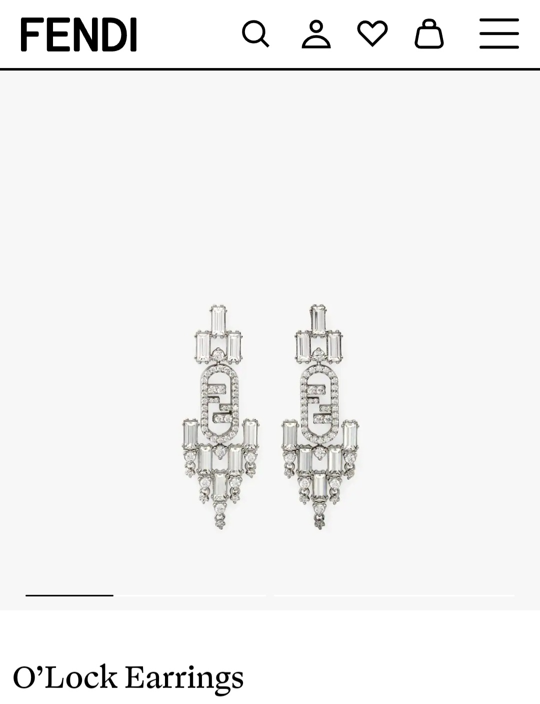 Fendi O’Lock earrings