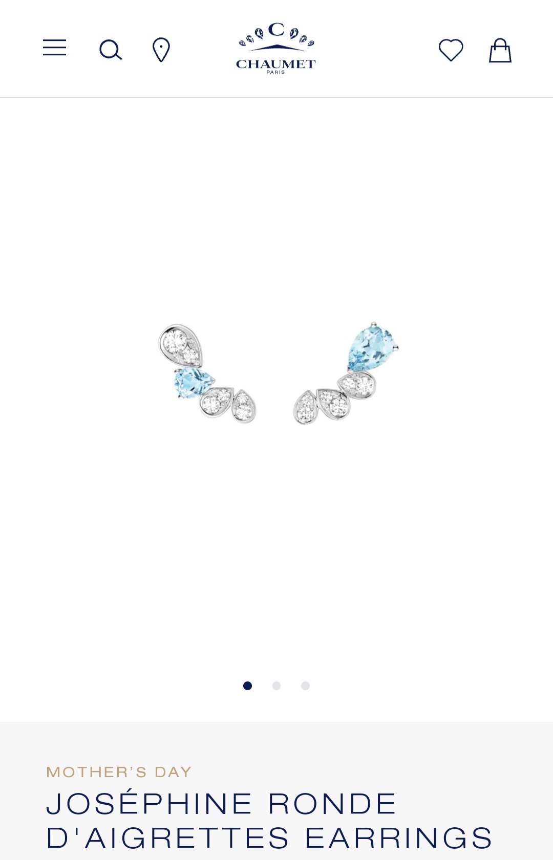 Chaumet Joséphine Ronde d’Aigrettes earrings