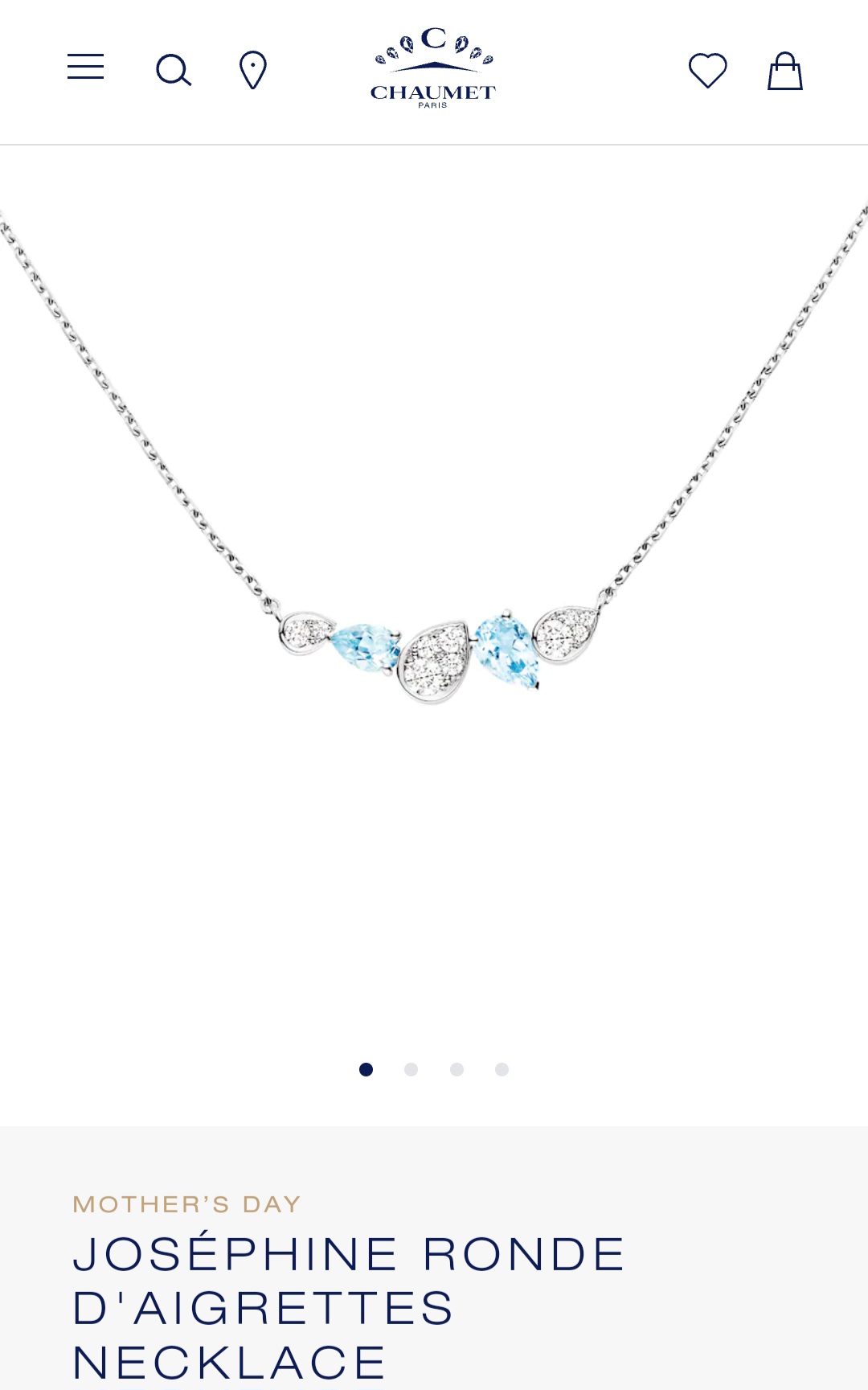 Chaumet Joséphine Ronde d’Aigrettes necklace