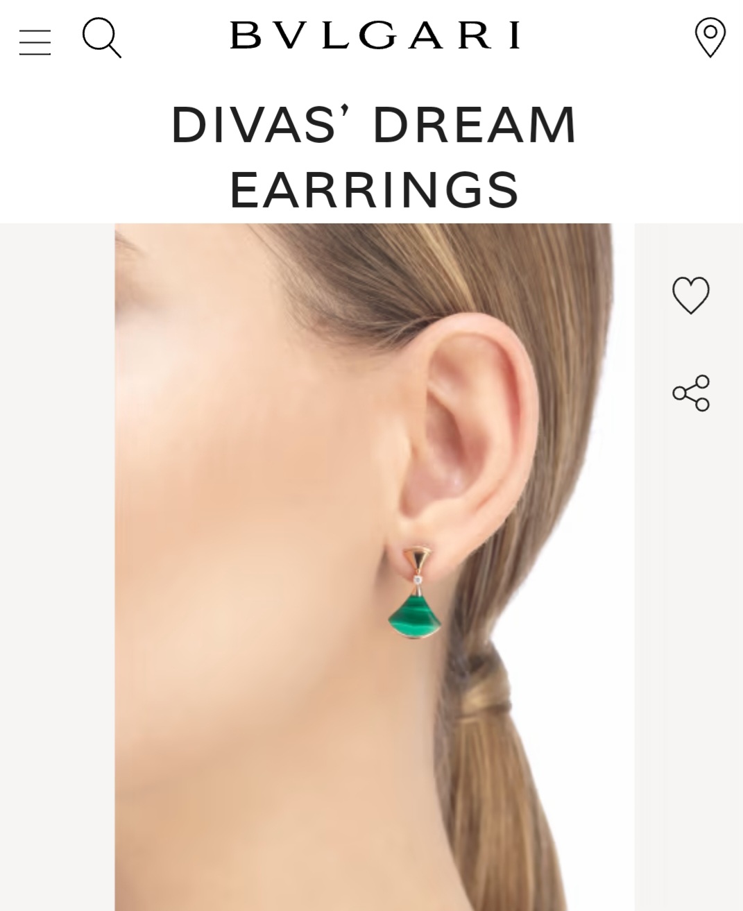 Bvlgari Divas’ dream earrings