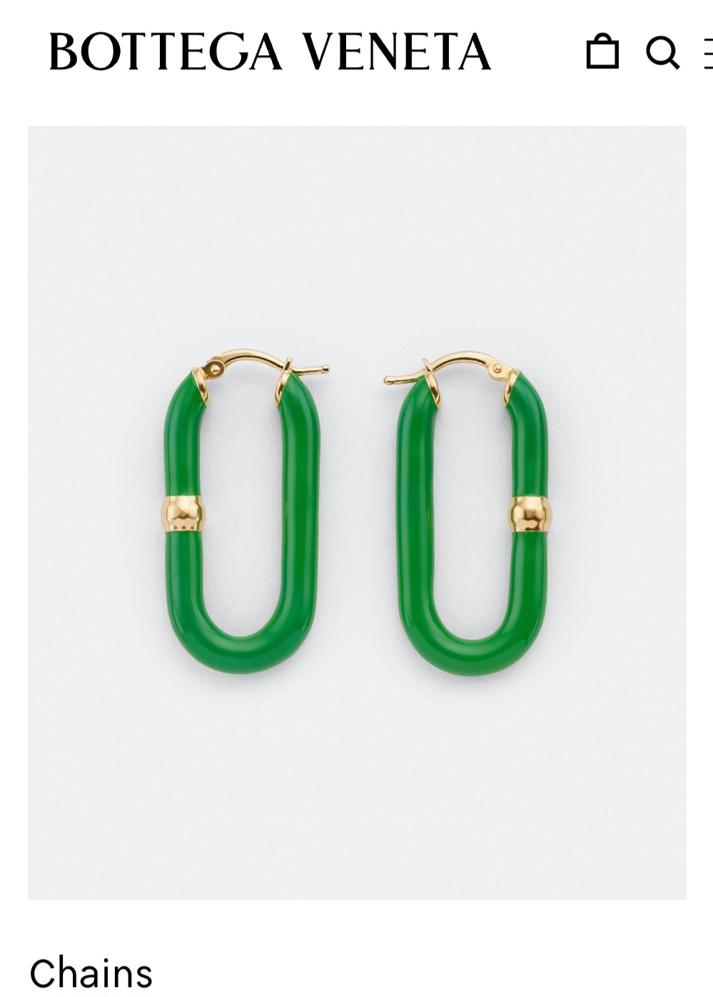 Bottega Veneta Chains earrings