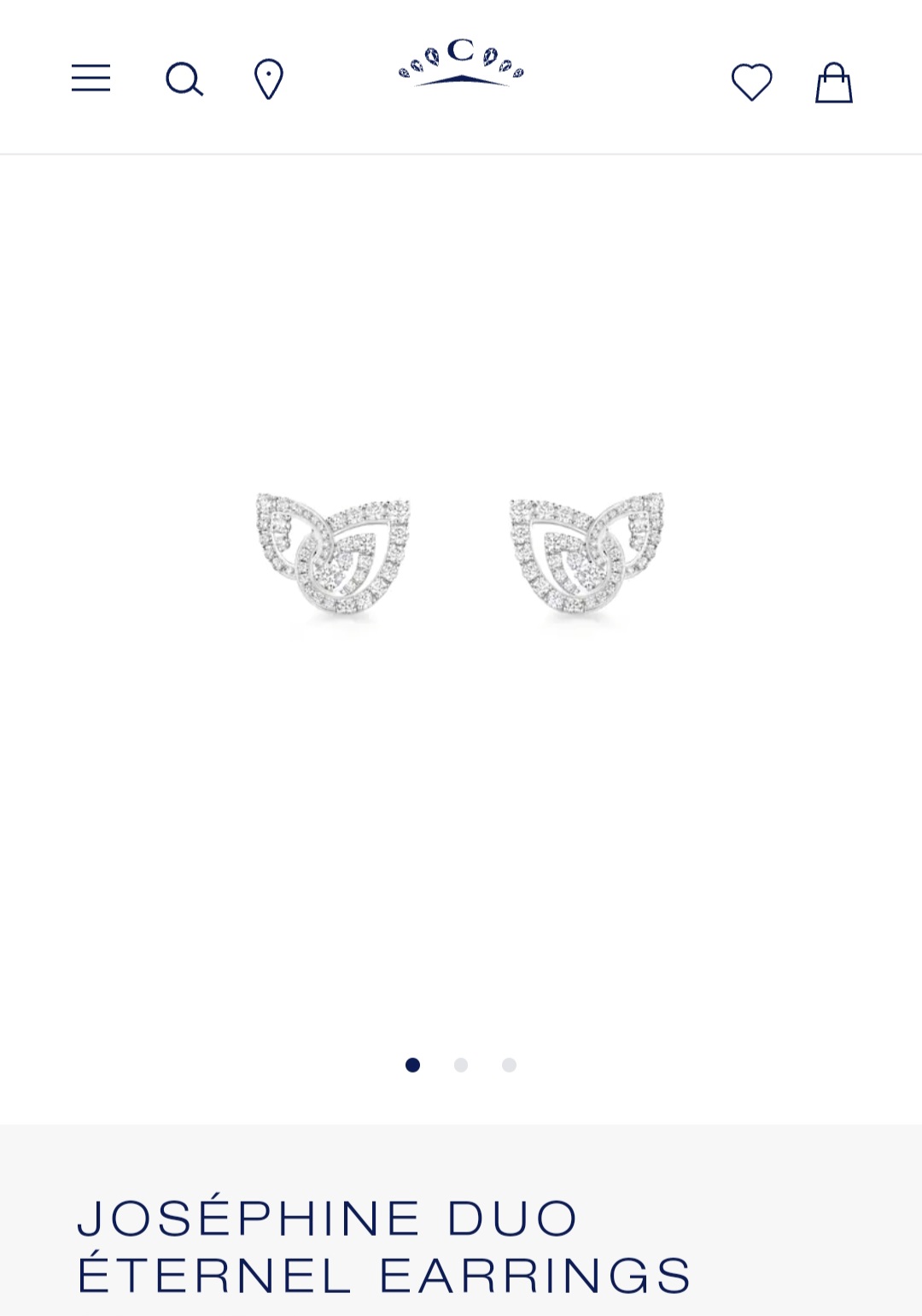 Chaumet Josephine duo eternel earrings