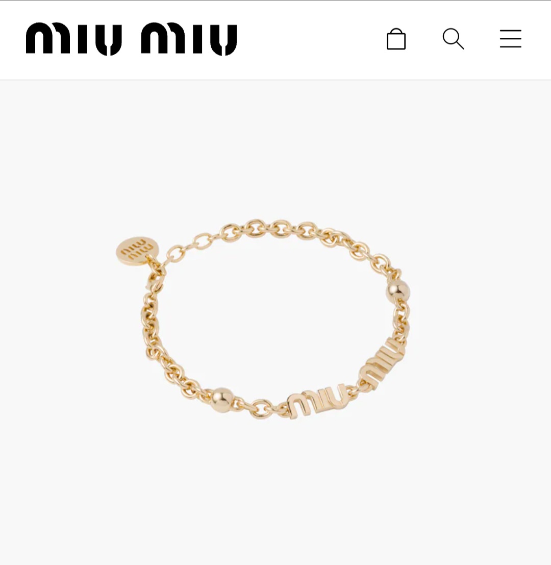 Miu Miu Metal bracelet