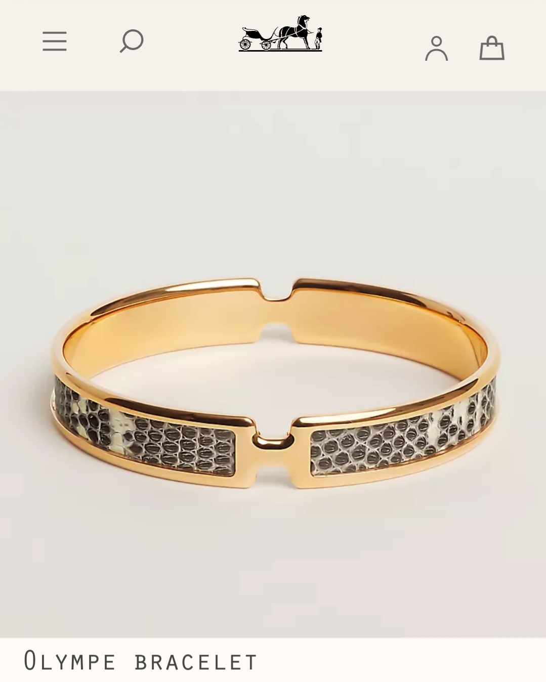 Hermes Olympe bracelet