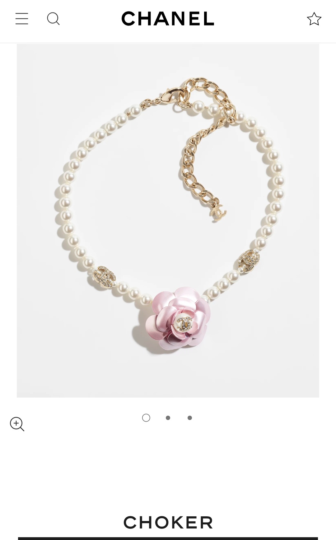 Chanel choker necklace