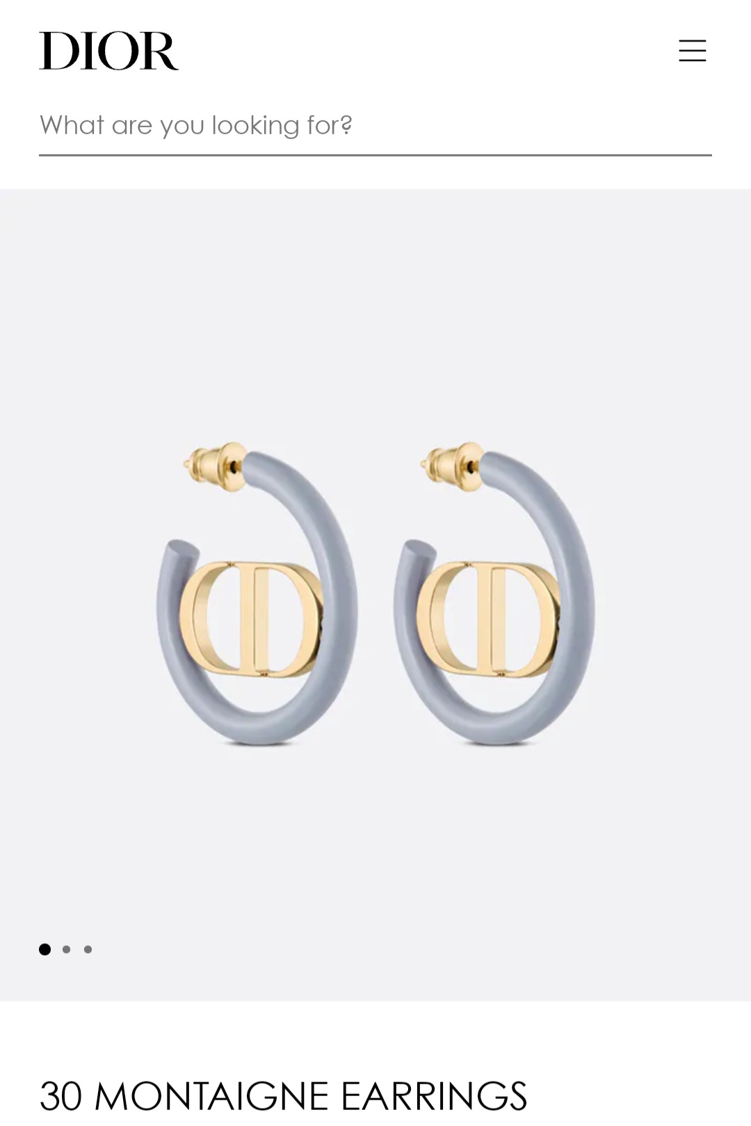 DIOR 30 MONTAIGNE earrings