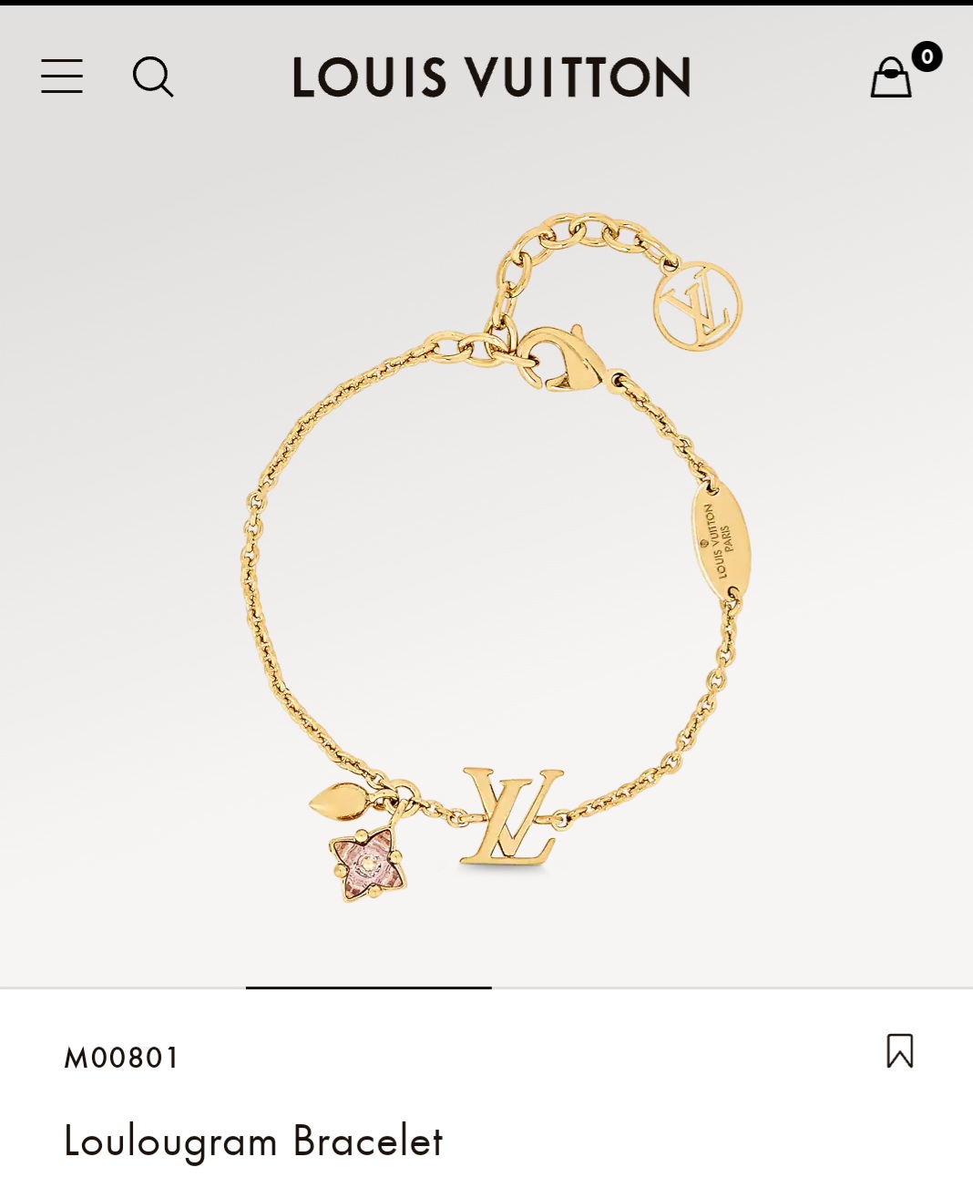 LV Loulougram bracelet