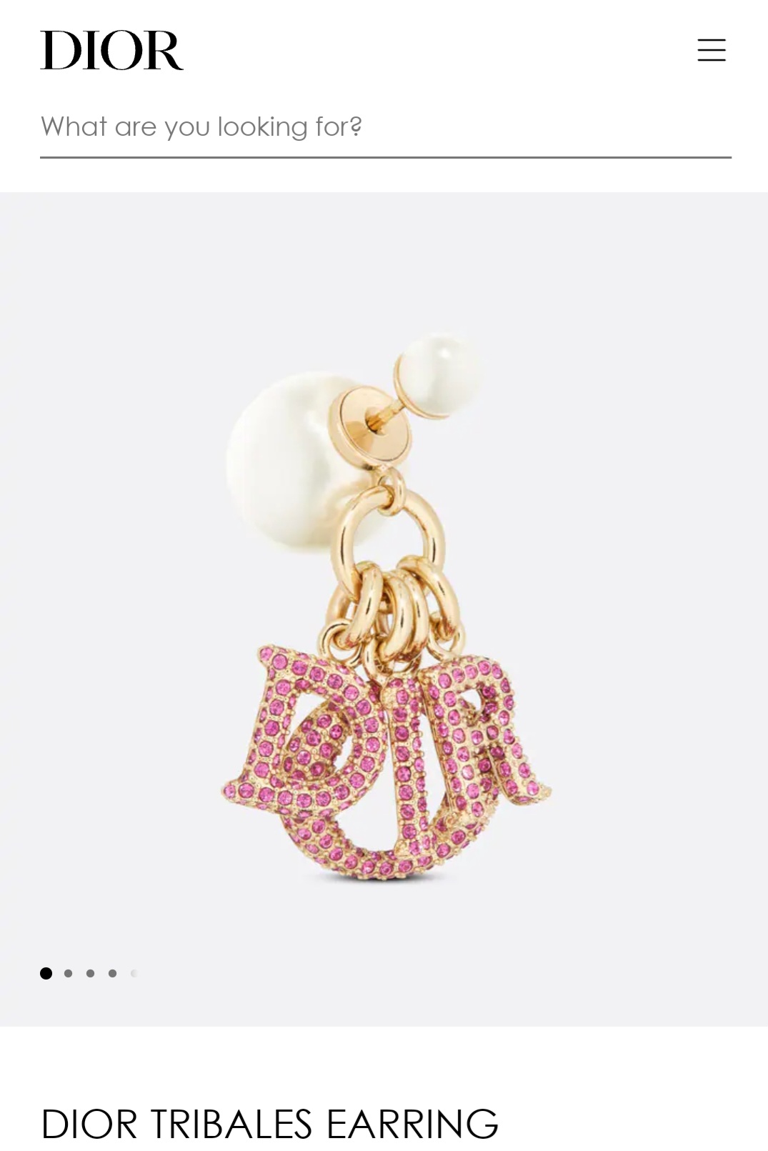 DIOR TRIBALES EARRINGS