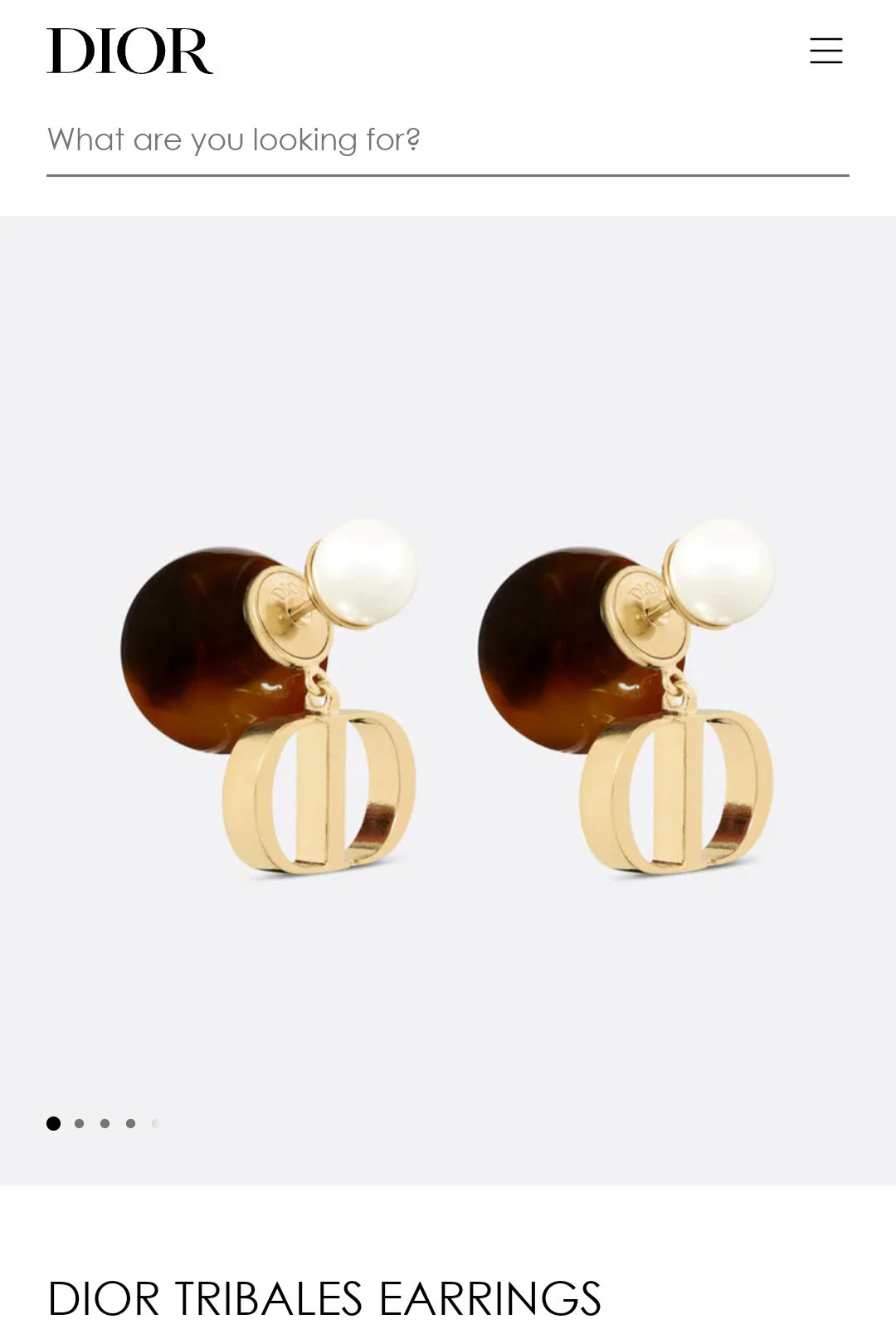 DIOR TRIBALES EARRINGS