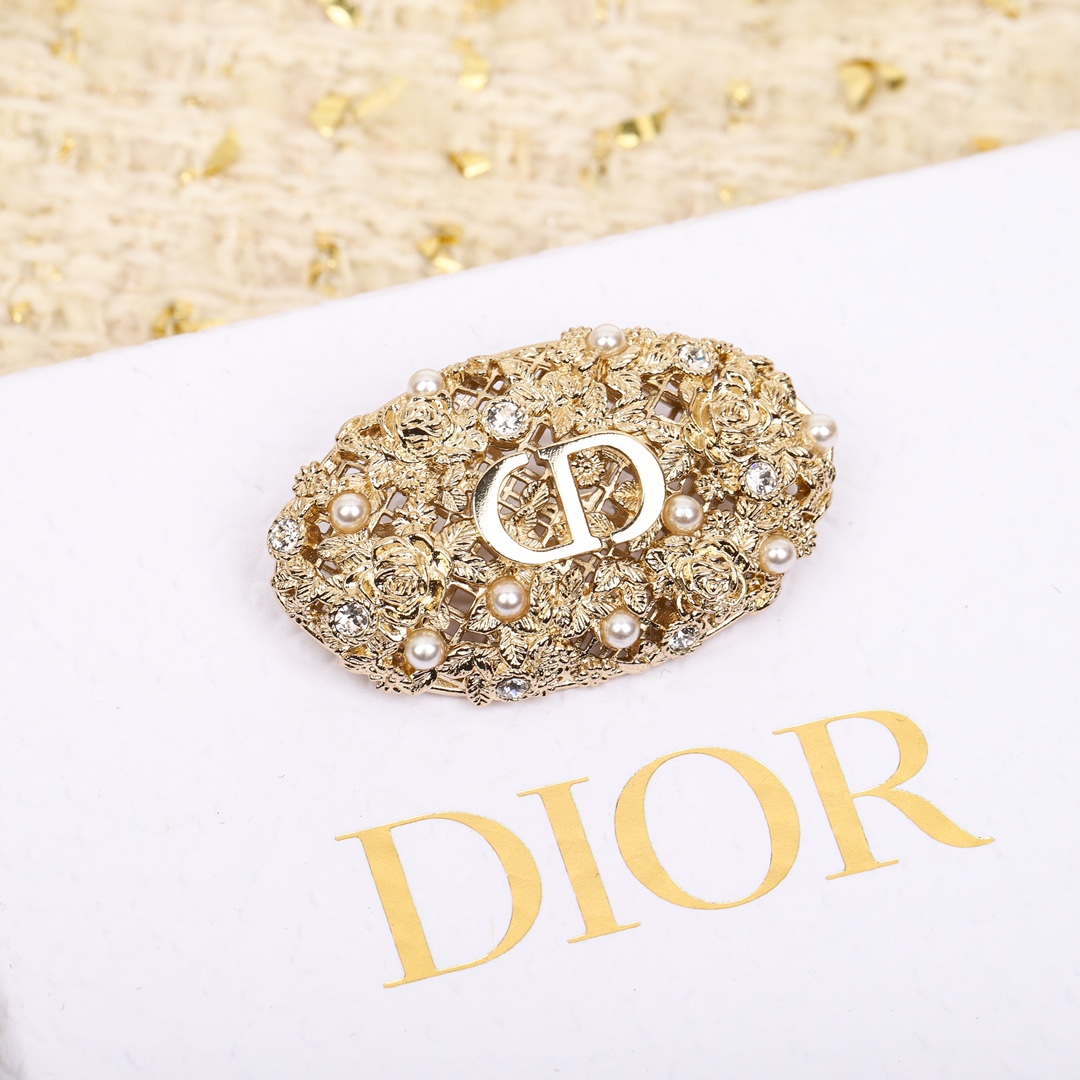 DIOR GRANVILLE PIN BROOCH