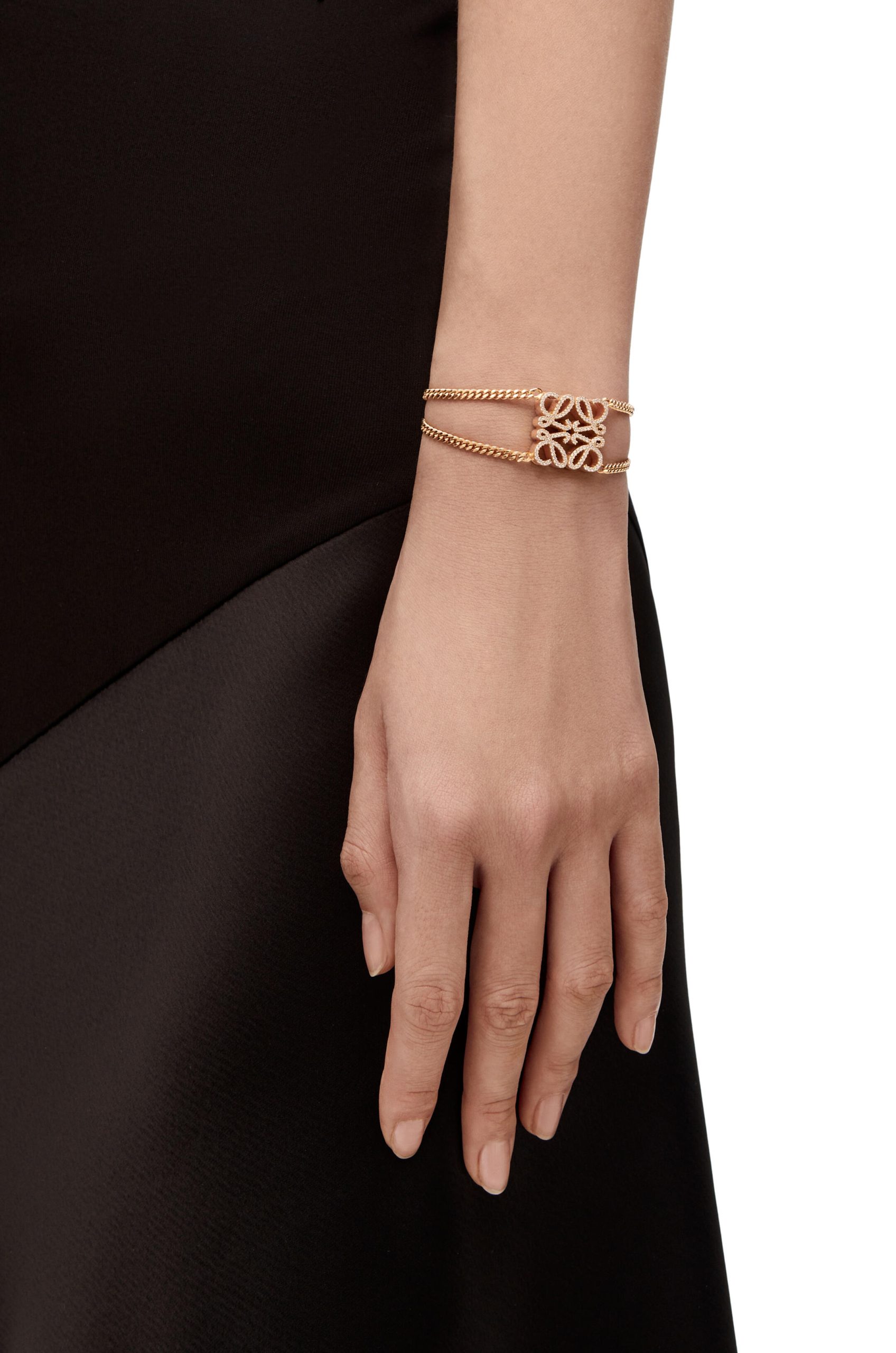 Loewe Pave Anagram bracelet