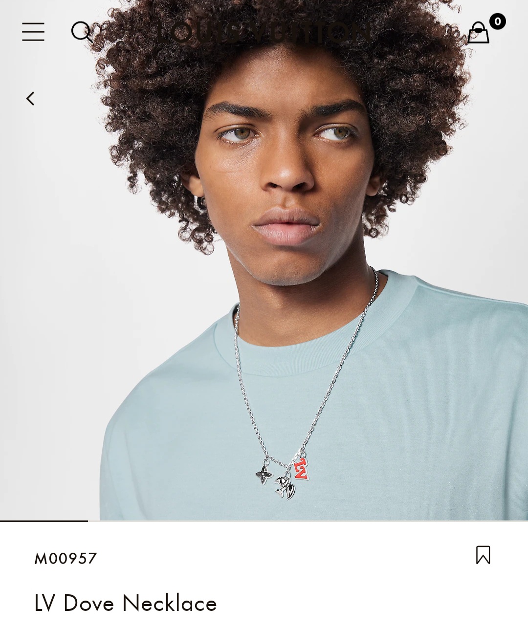 LV Dove necklace