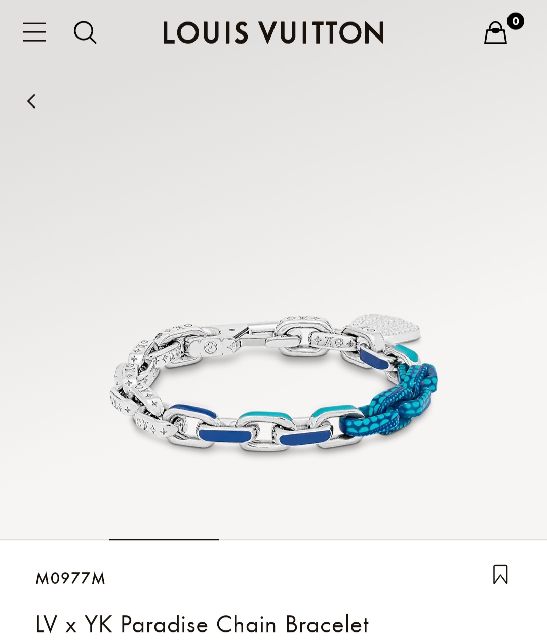 LV x YK Paradise Chain bracelet