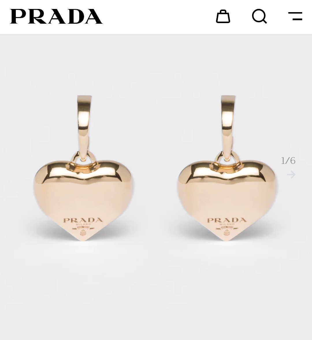 Prada earrings