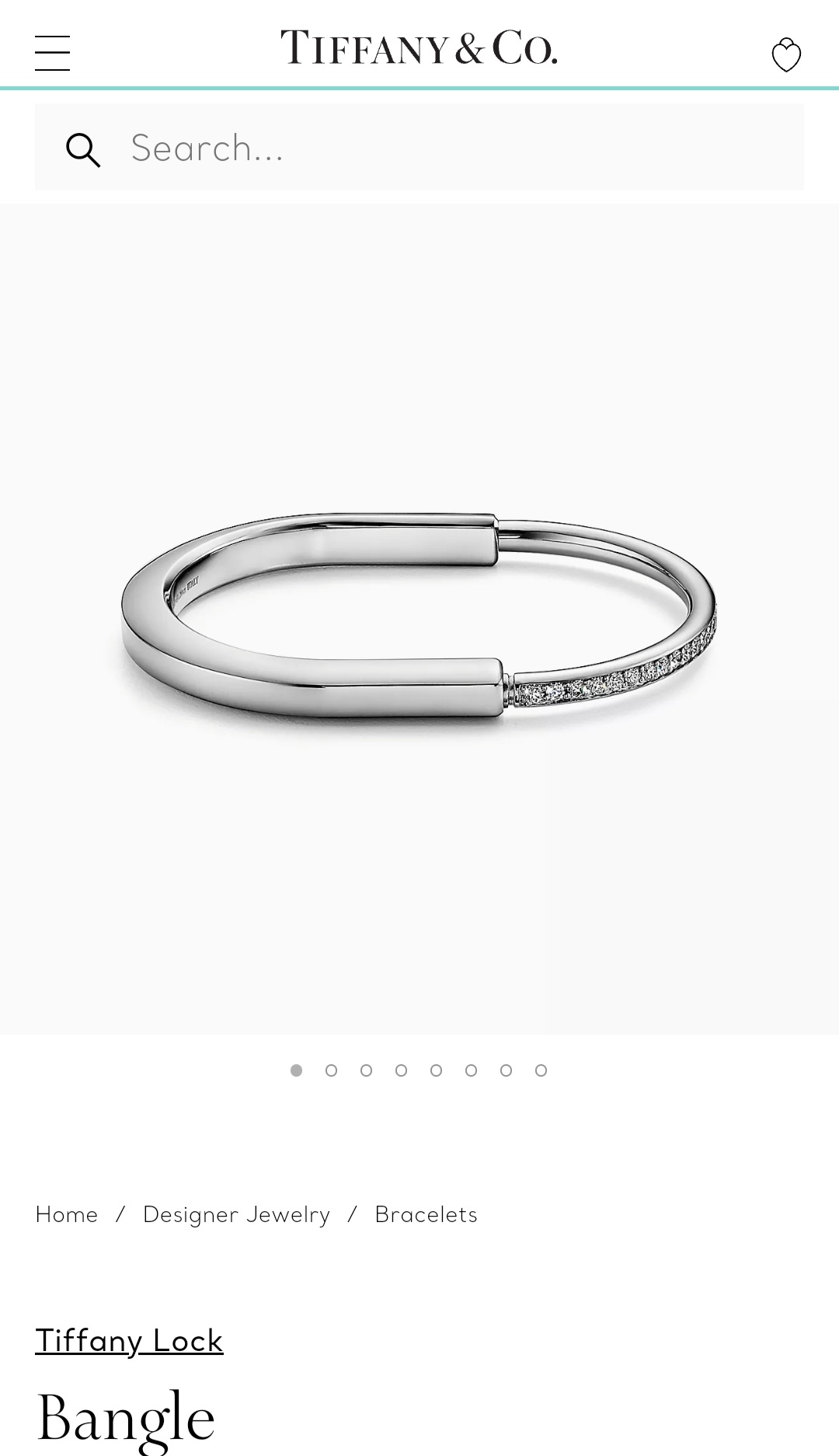 Tiffany & co T1 Lock bangle bracelet