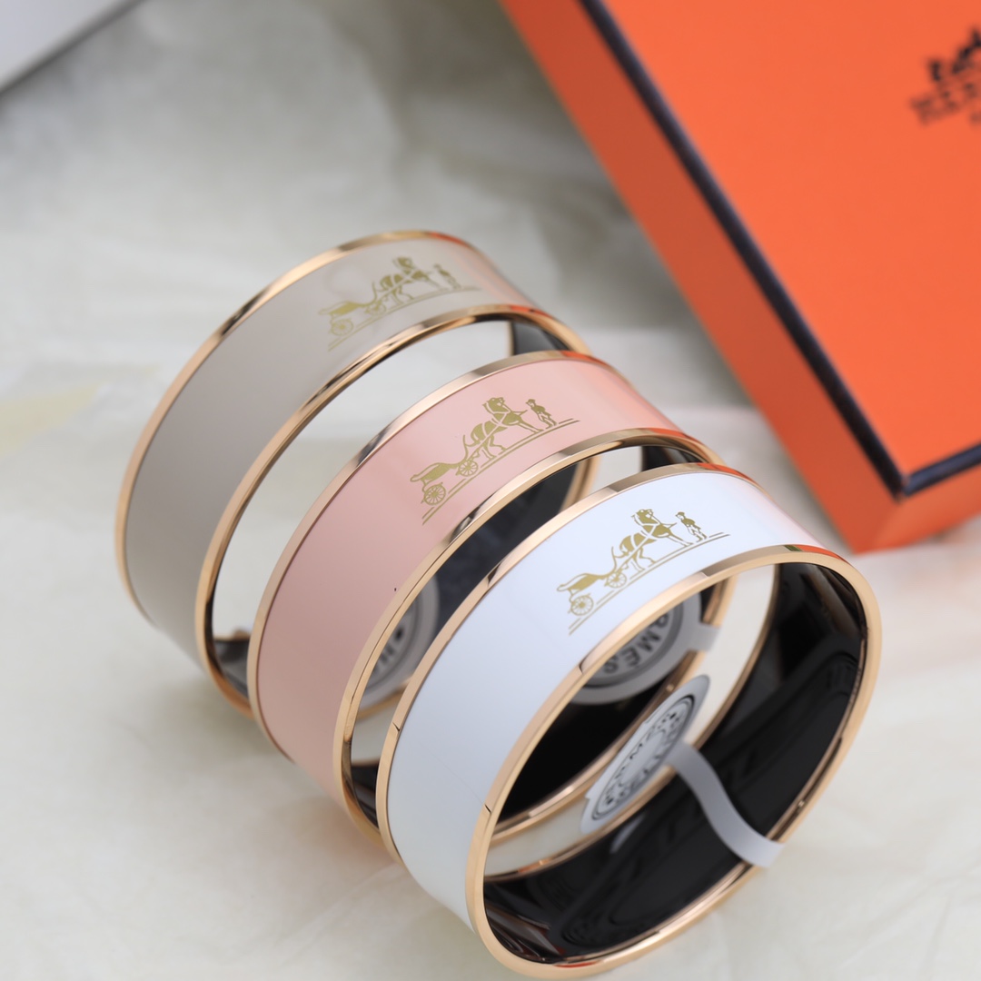 Hermes wide bangle bracelet