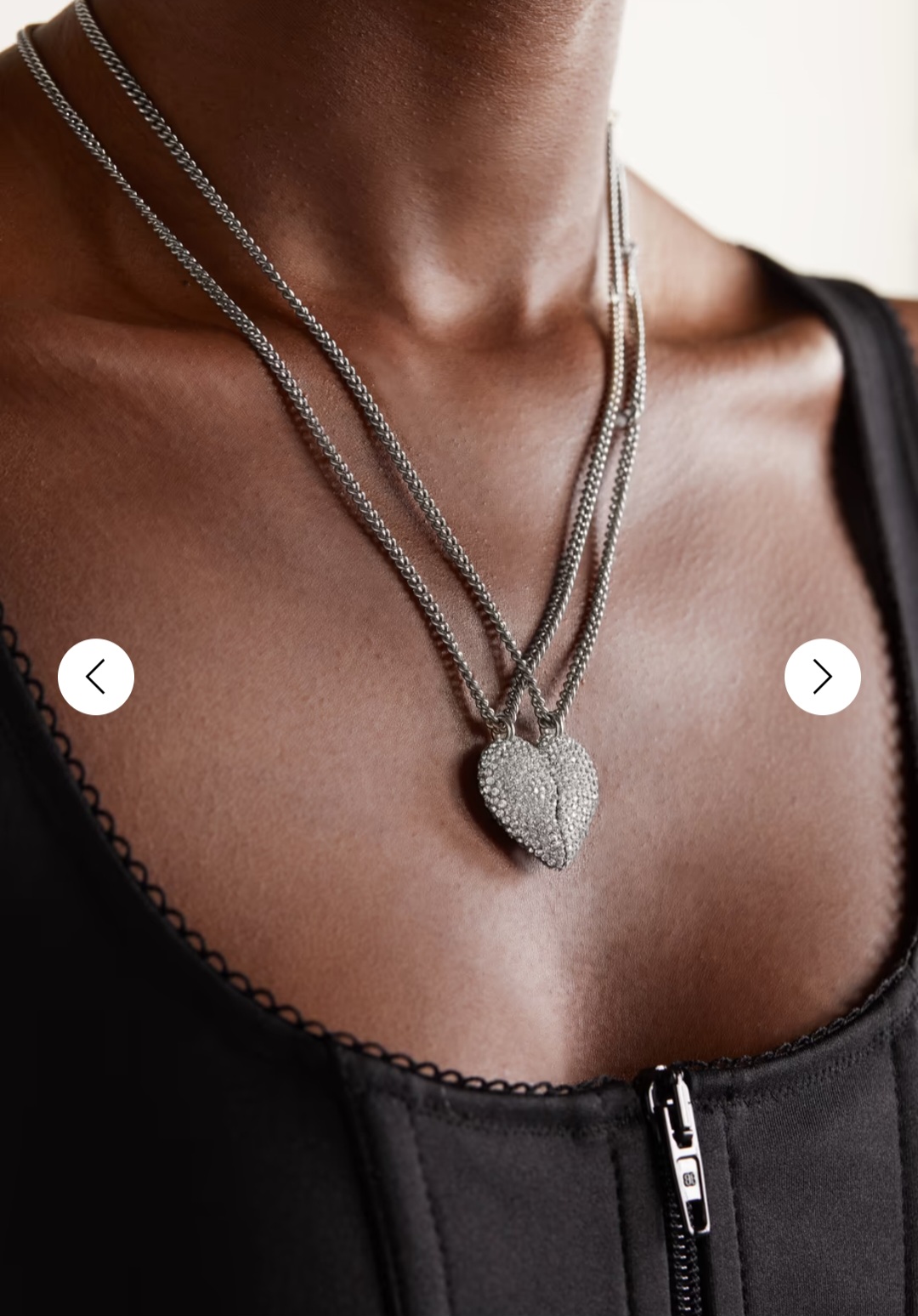 Bakenciaga Love Lock Double necklace