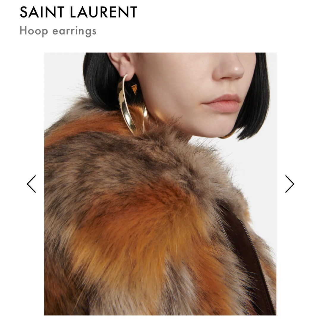 YSL Hoop earrings