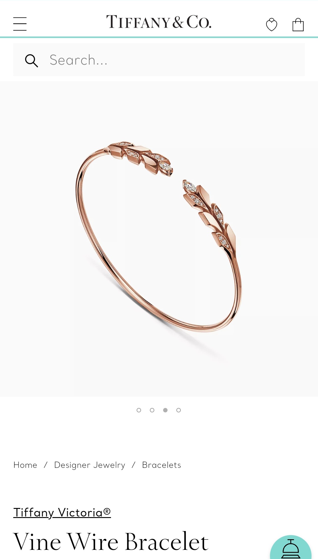 Tiffany & co Victoria Vine Wire Bracelet