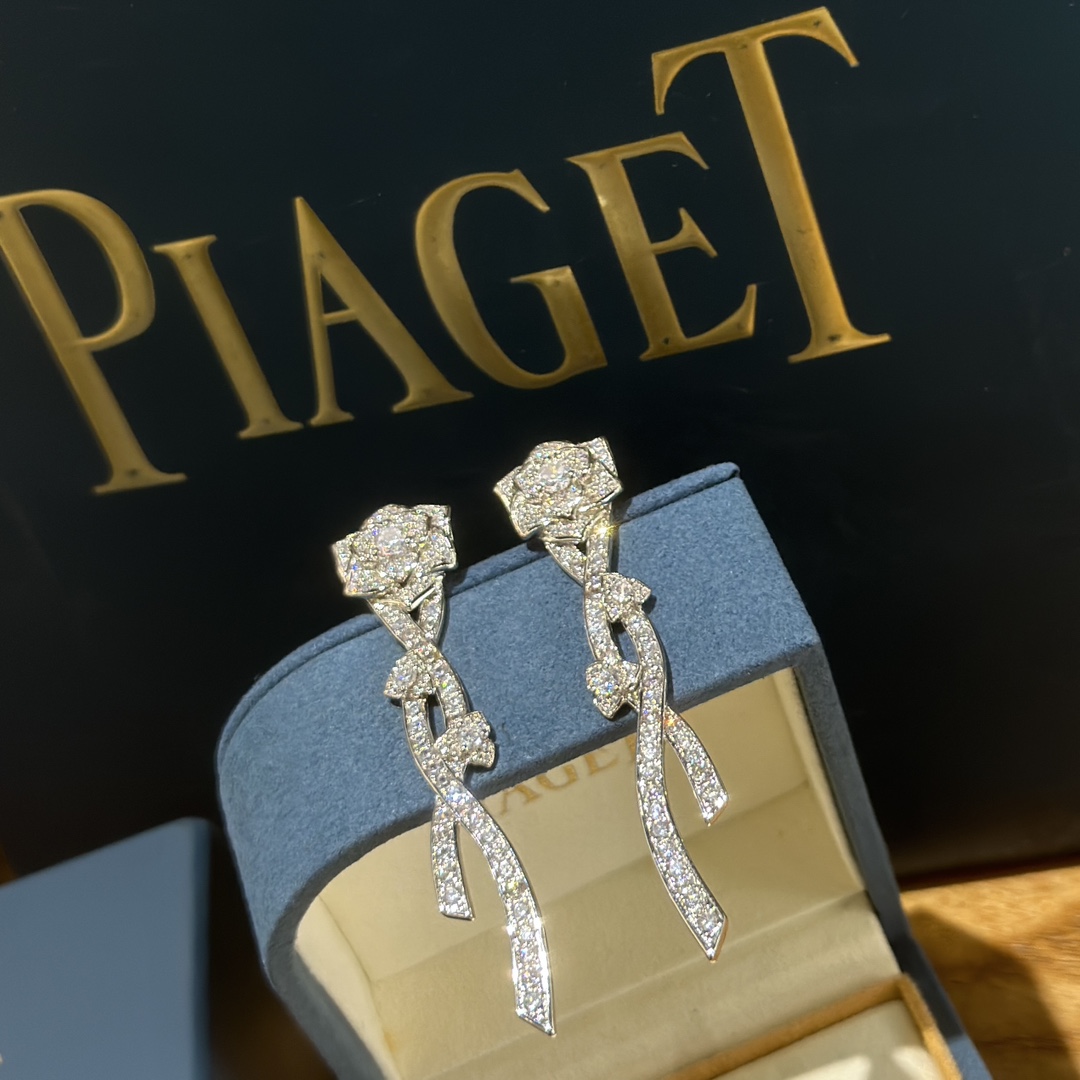 Piaget Rose earrings