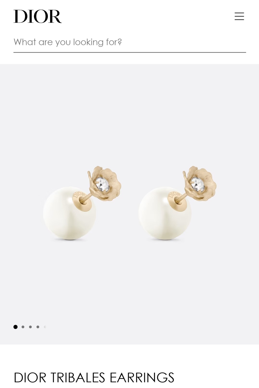 DIOR TRIBALES EARRINGS