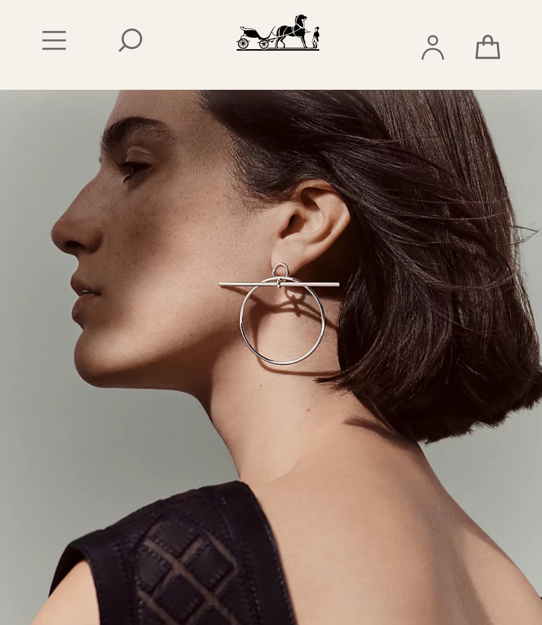 Hermes Loop earrings