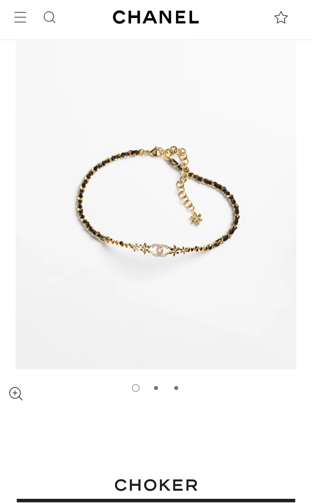 Chanel choker necklace