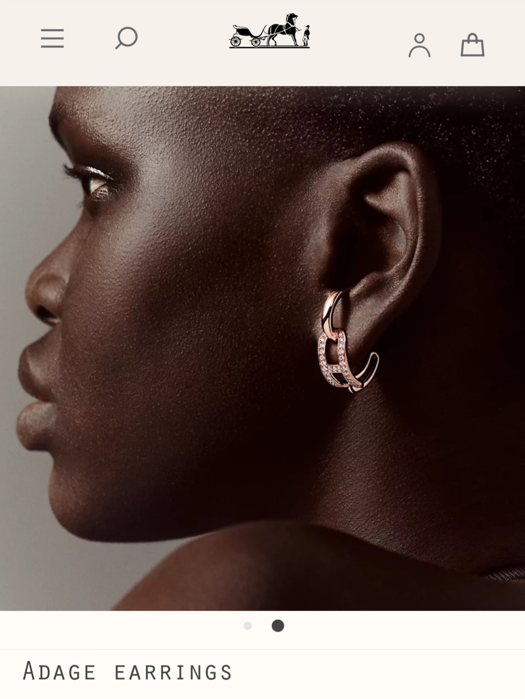Hermes Adage earrings