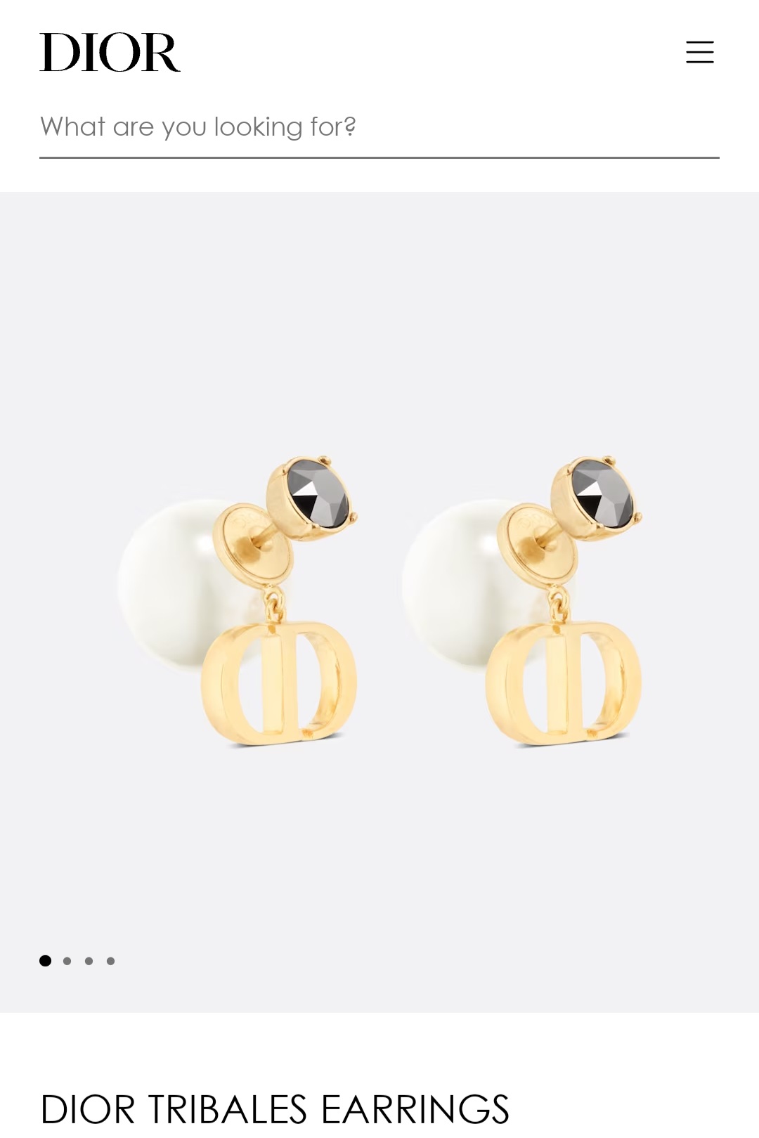 DIOR TRIBALES EARRINGS