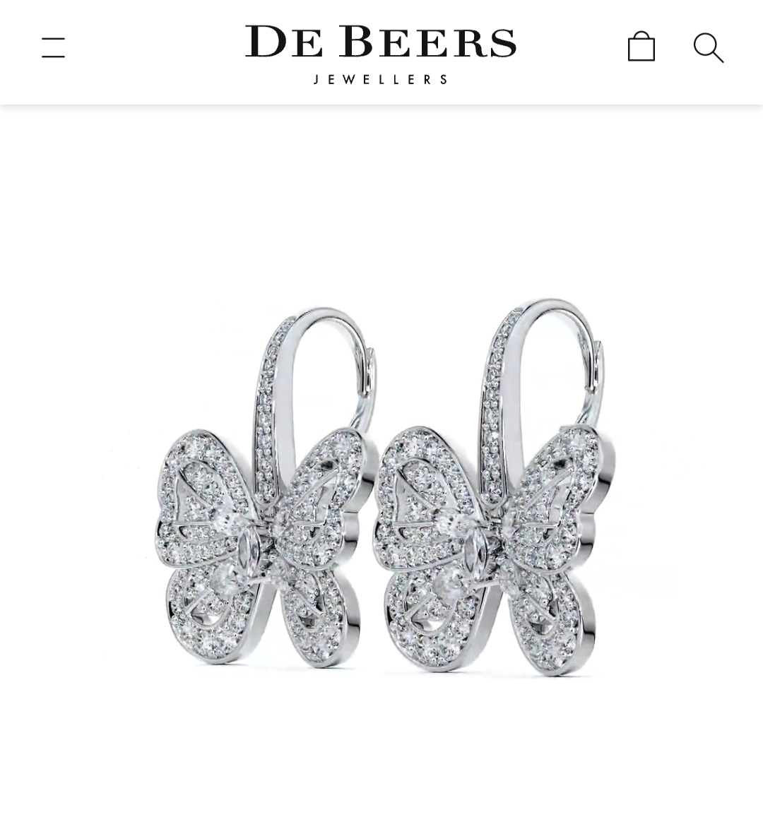 De Beers earrings