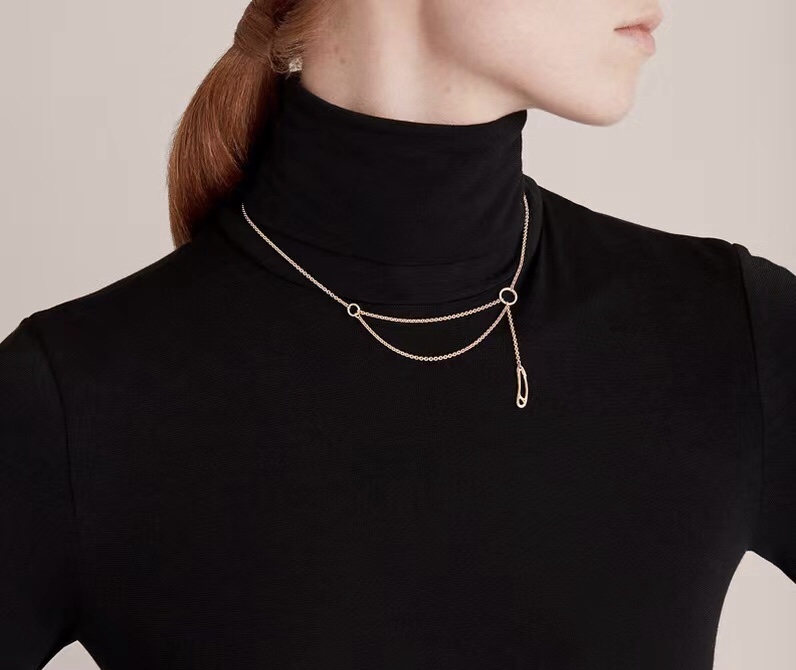 HERMES Chaine D’Ancre Mini Punk necklace