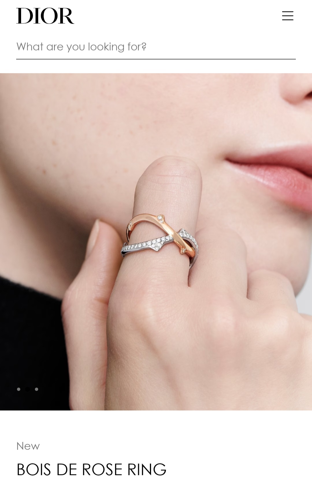 Dior BOIS DE ROSE ring