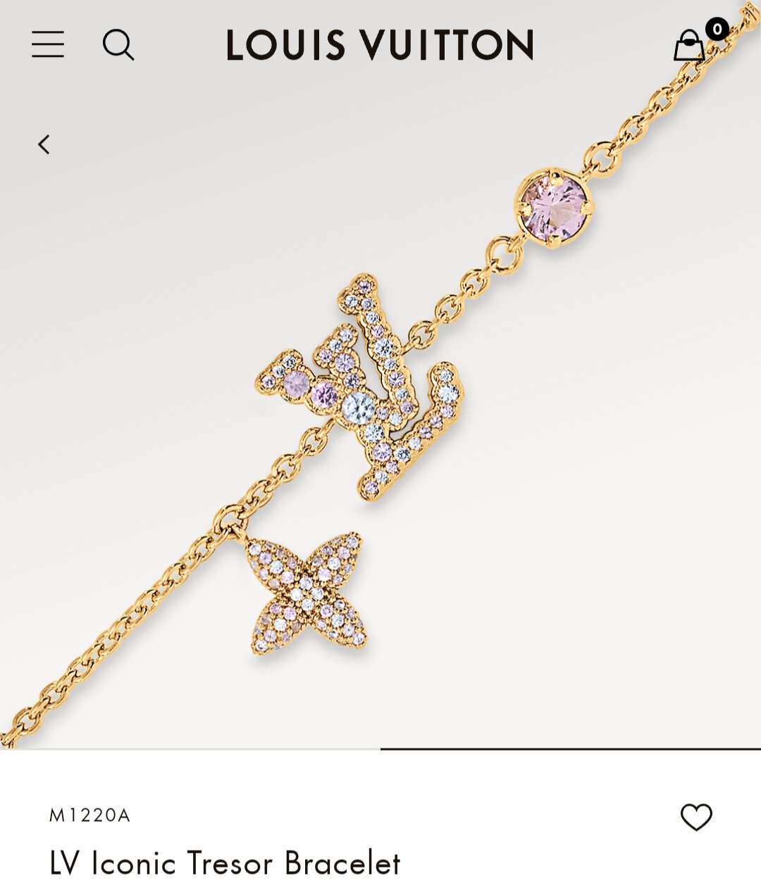 LV Iconic Tresor Bracelet / Necklace