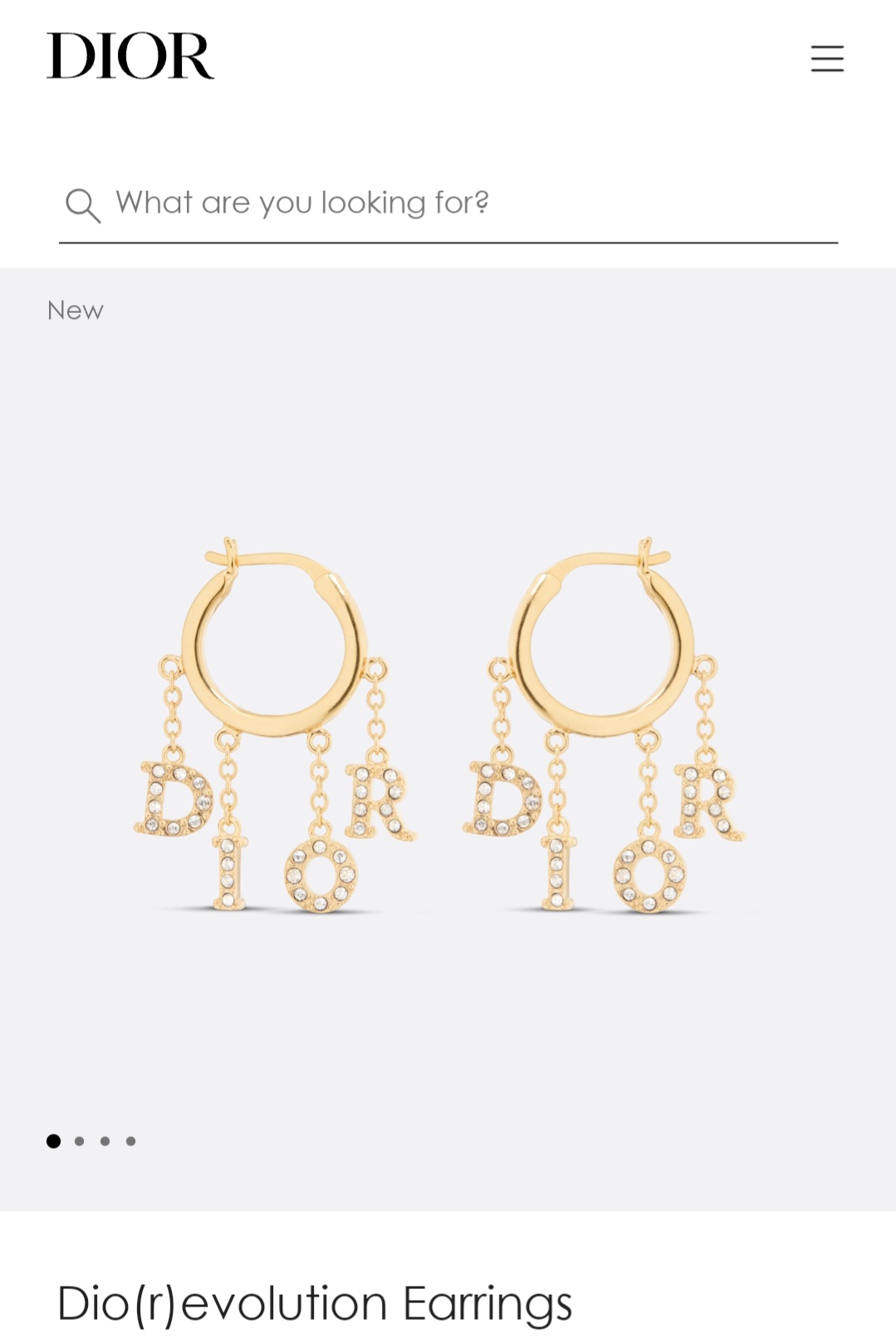 Dior revolution earrings
