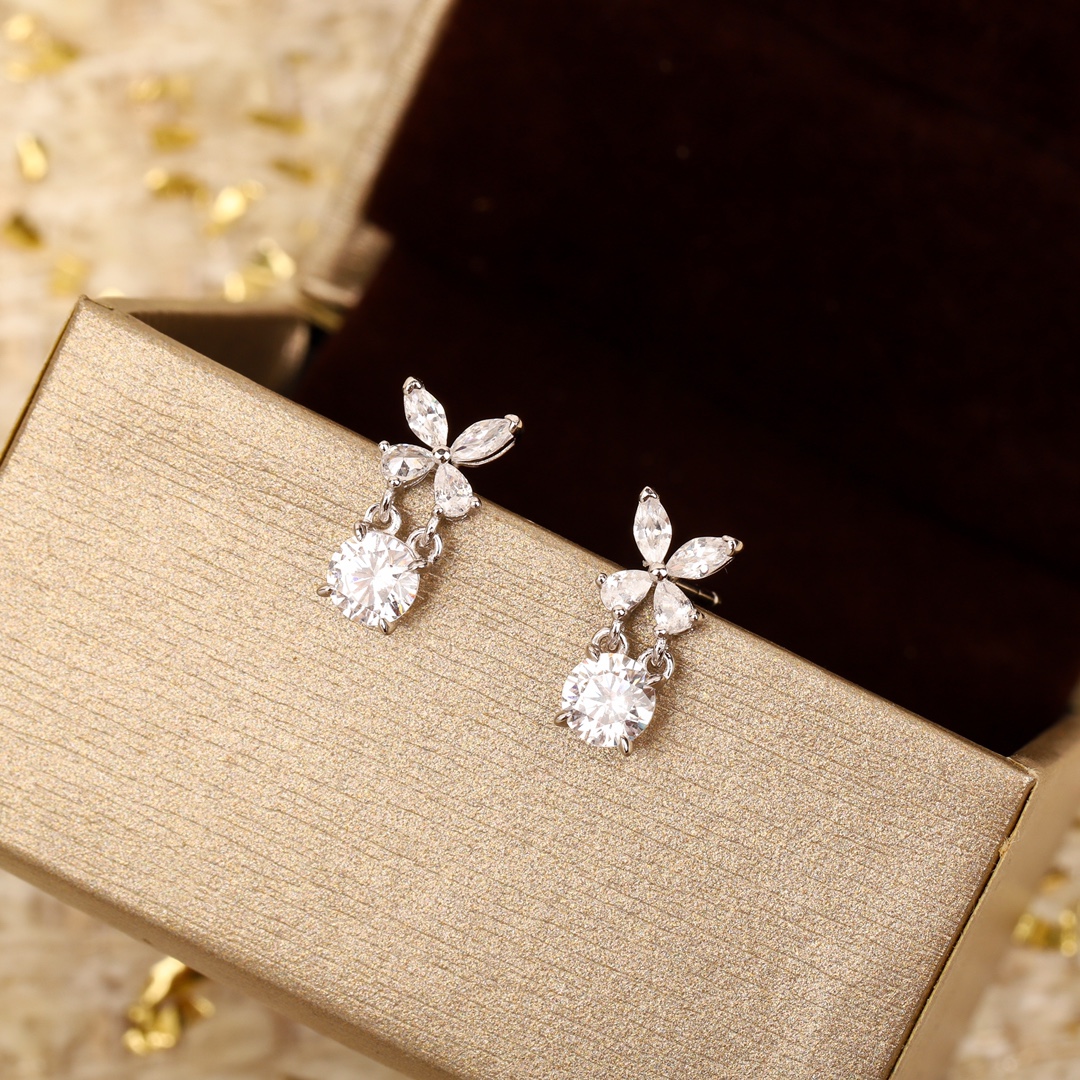 Graff Butterfly pave earrings