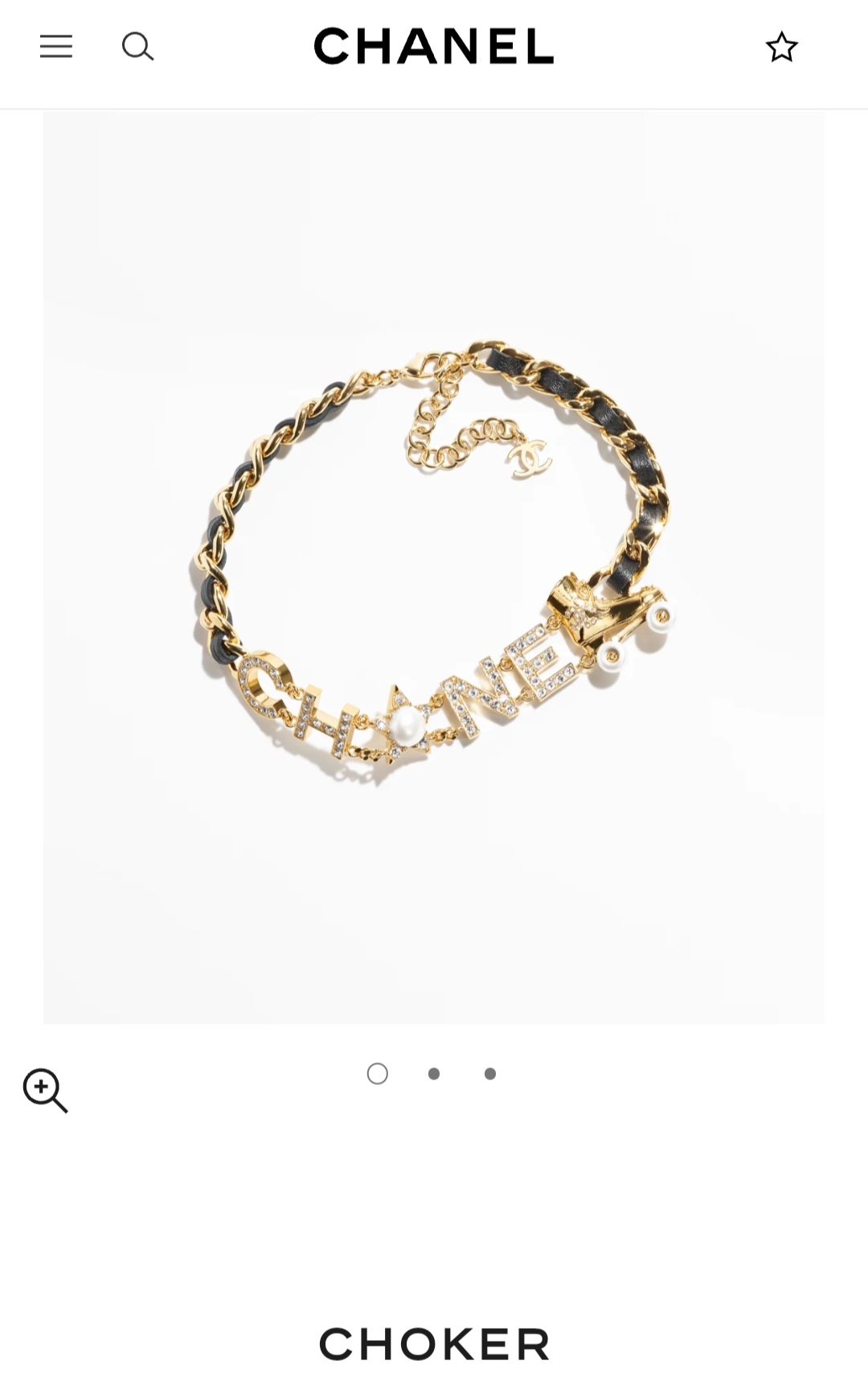 Chanel choker necklace