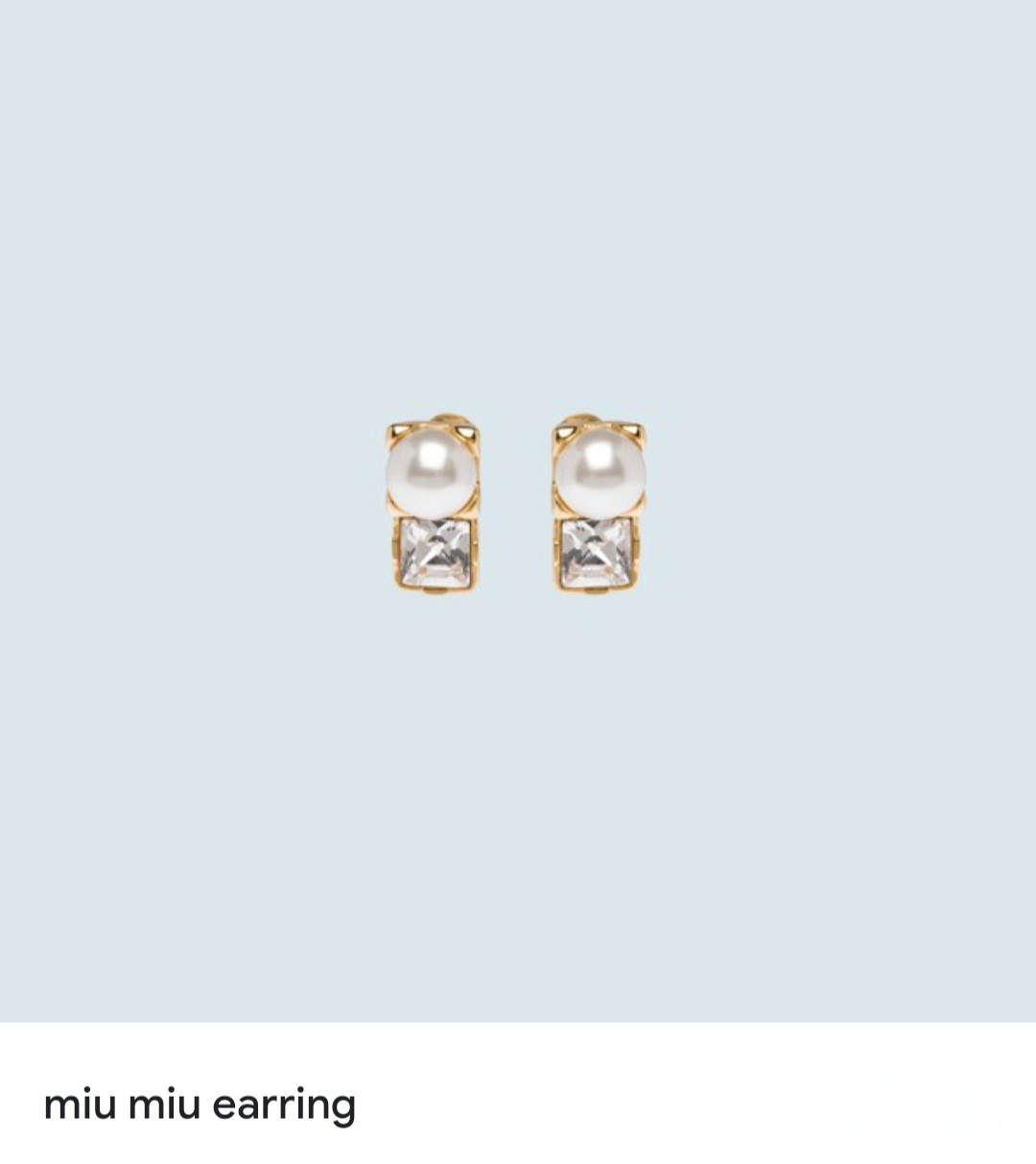 Miu Miu earrings