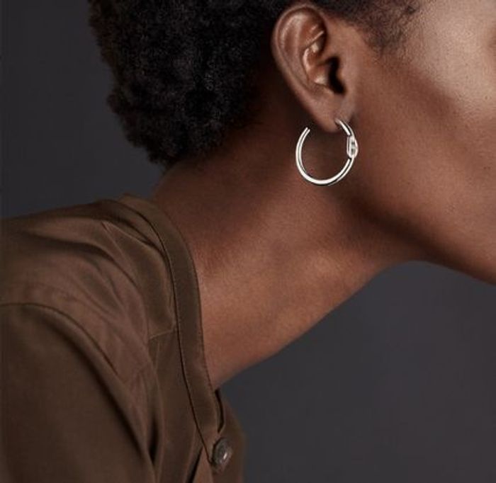 Hermes Chaine d’Ancre Enchainee earrings