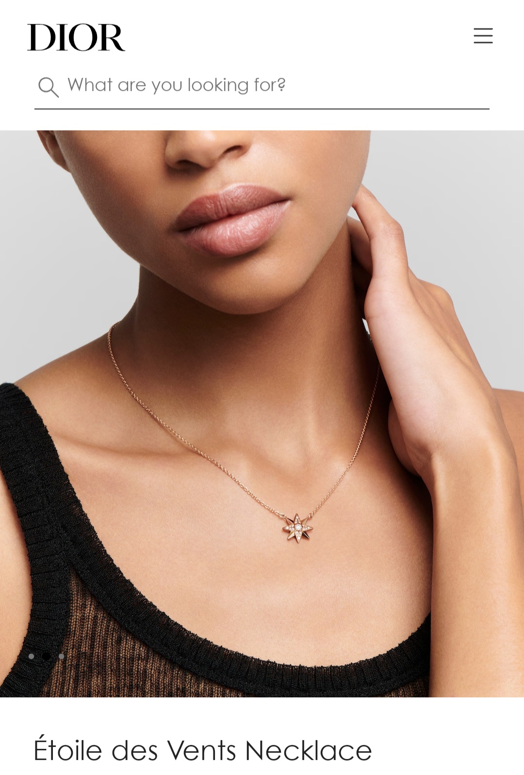 Dior Étoile des Vents necklace