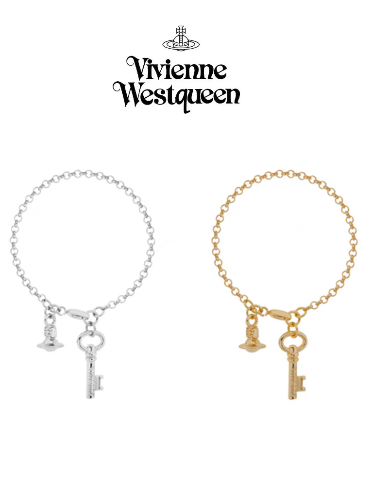 VIVIENNE WESTWOOD Ladies Sterling Silver Eunice Key Bracelet