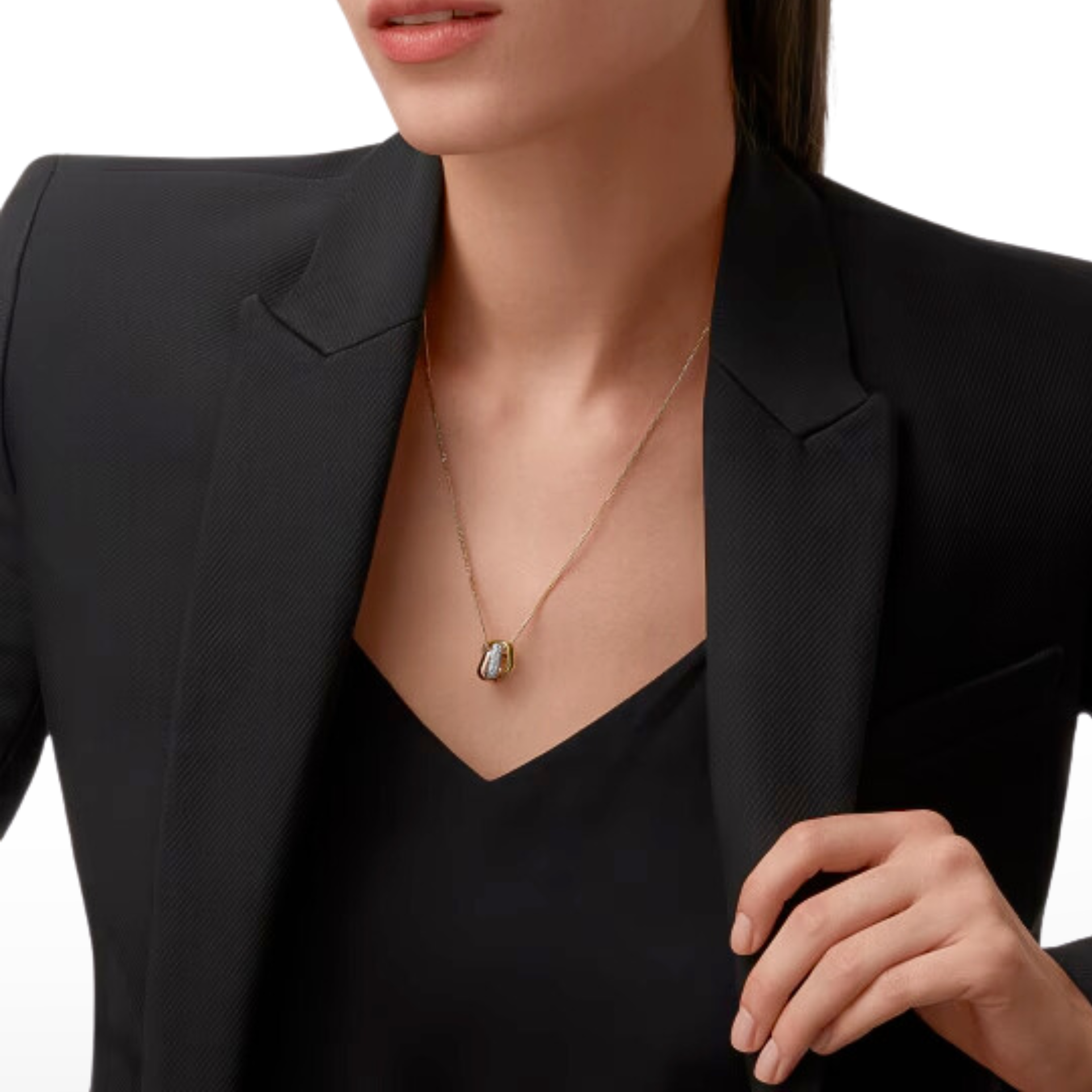 Cartier Trinity cushion necklace